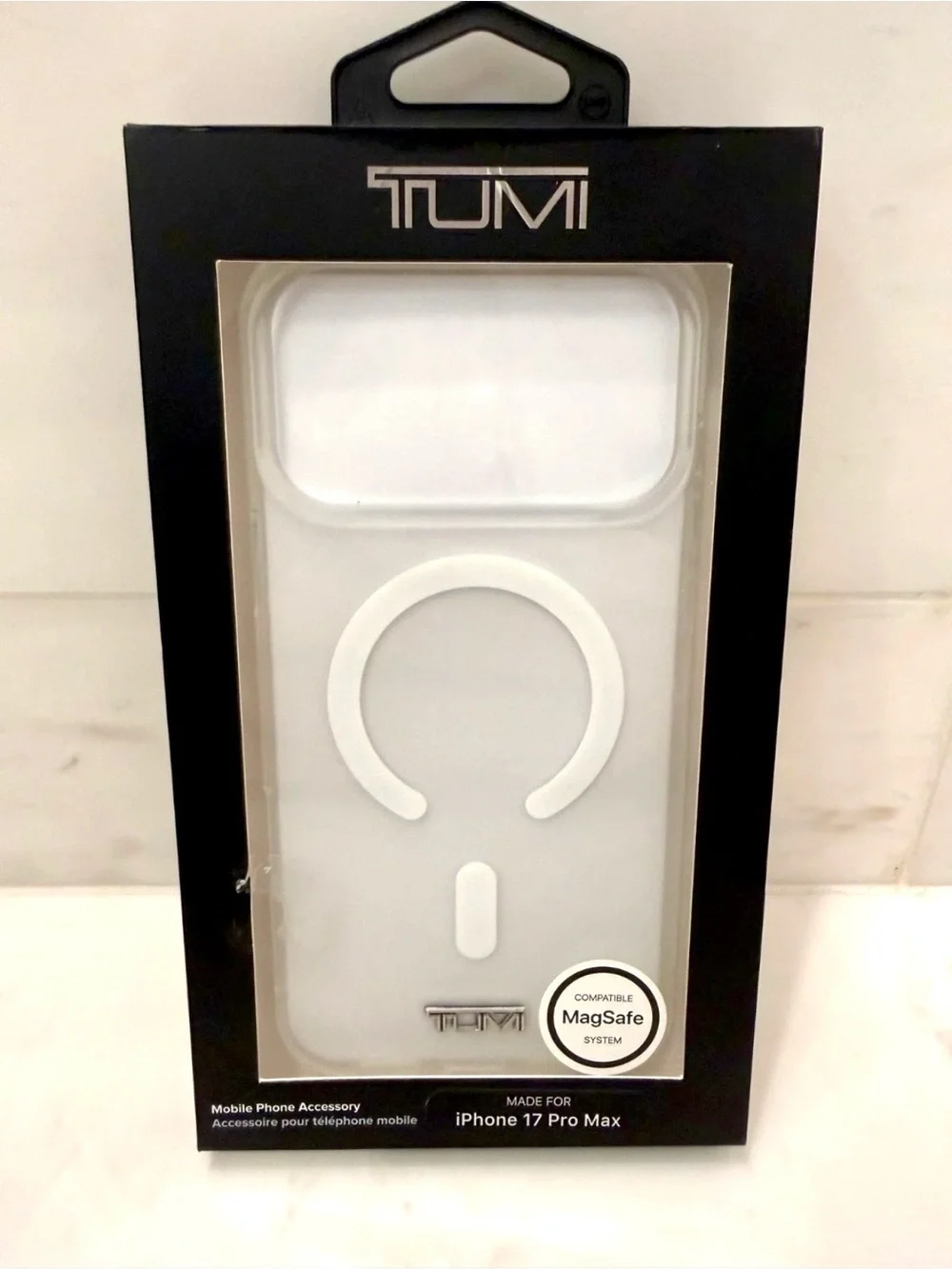 Brand New Tumi Apple iPhone 17 Pro Max Phone Case - CLEAR - Retail $125